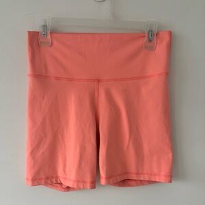 TNA Women's Bright Coral Bike Shorts